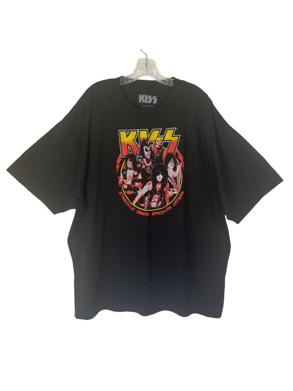 Kiss‎ Band Concert Tshirt Mens Black Crew Neck Size 3XB